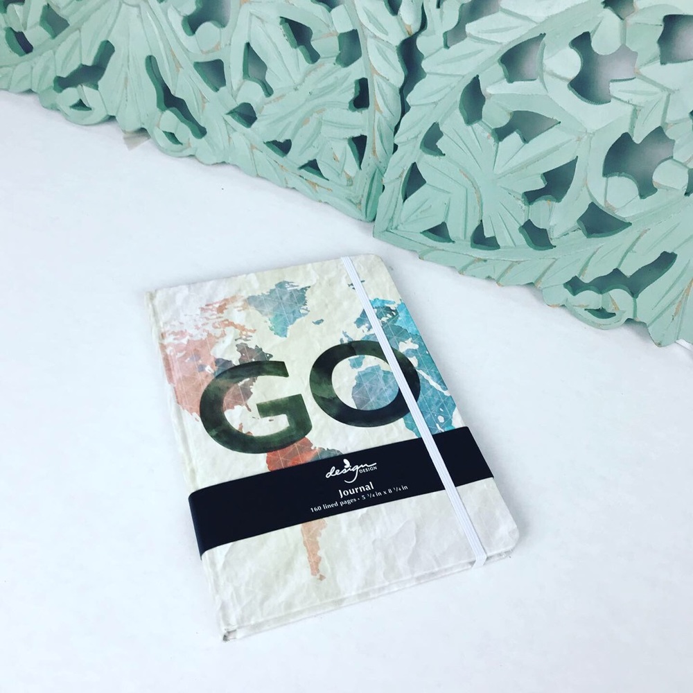 NWT GO travel hardcover journal note book